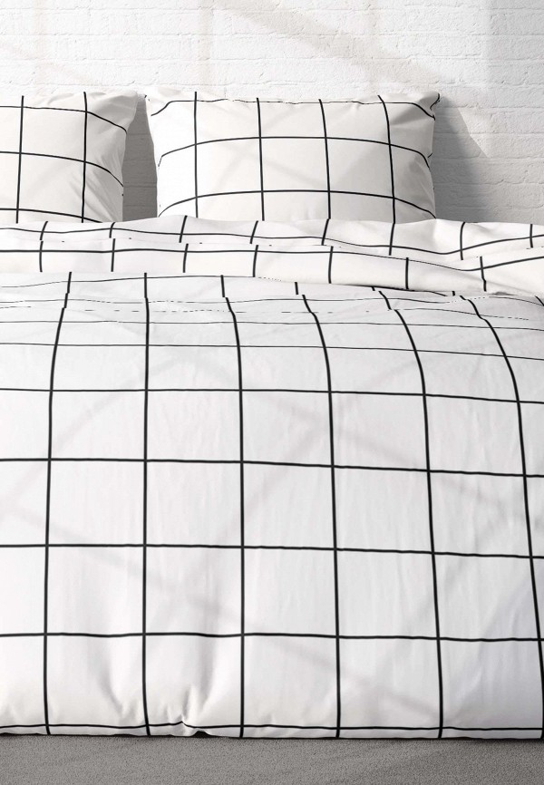 Постельное белье 2-спальное Crazy Getup White grid paper