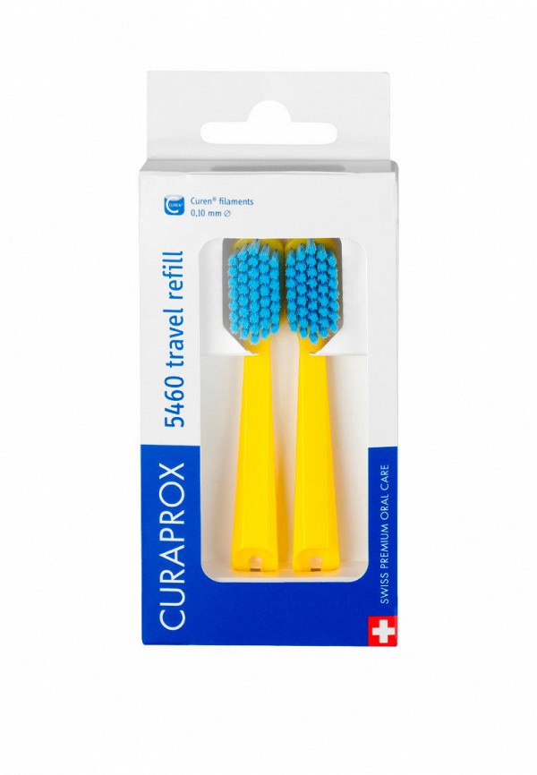 

Комплект насадок для зубной щетки Curaprox, Желтый, для дорожного набора