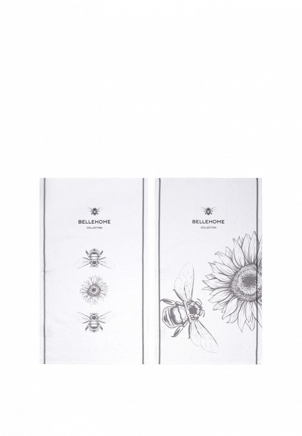 

Набор полотенец кухонных Bellehome, Белый, Lamoda Exclusive, Insects 40х70 2 шт.