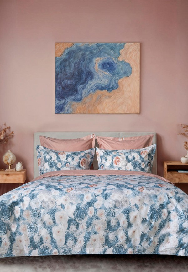 

Постельное белье Евро Bellehome, Разноцветный, Генриетта сатин
