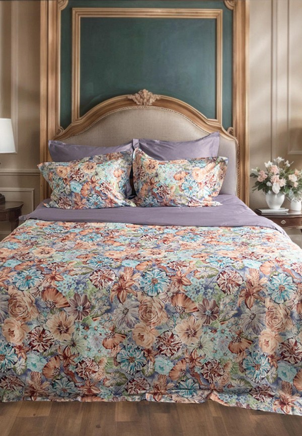 

Постельное белье Евро Bellehome, Разноцветный, Алиссия сатин-премиум
