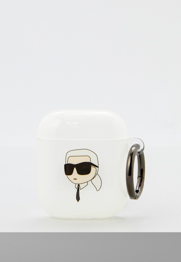 Чехол для наушников Karl Lagerfeld Airpods 1/2 силиконовый TPU силиконовый защитный чехол для airpods светящийся в темноте светящийся противоударный защитный чехол для airpods 1 2 коробка для наушников a