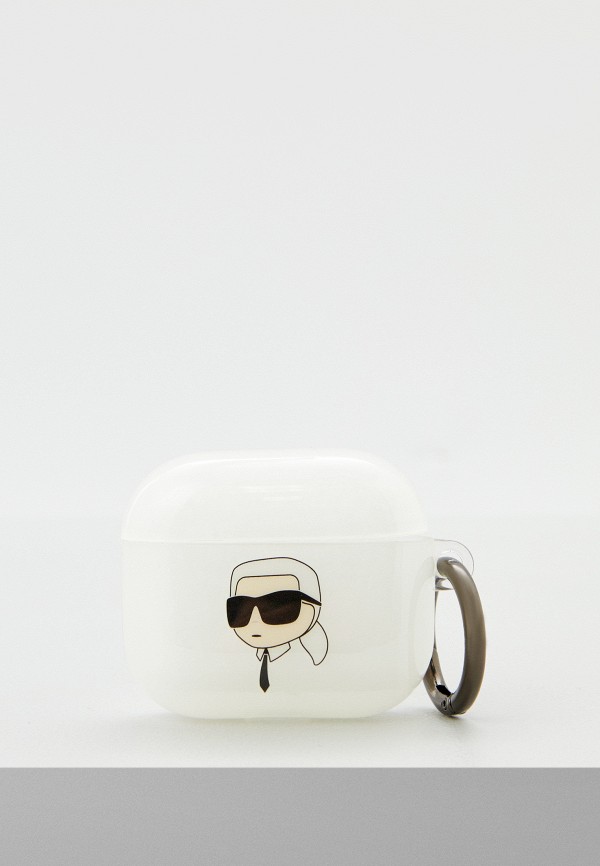 

Чехол для наушников Karl Lagerfeld, Прозрачный, Airpods 3, силиконовый TPU