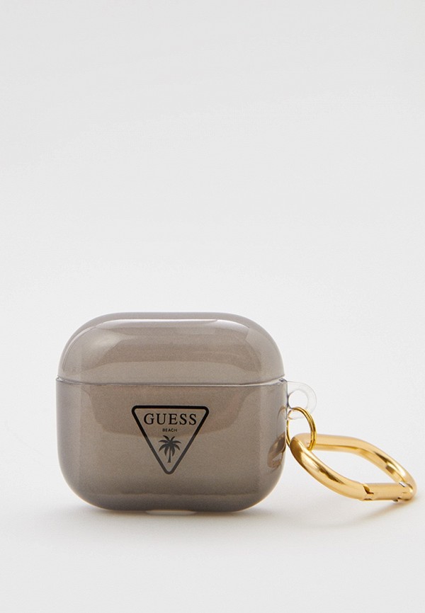 

Чехол для наушников Guess, Серый, Airpods 3 силиконовый TPU