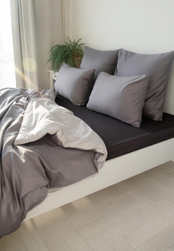 Простыня Евро DeNastia черный, размер 00, фото 4