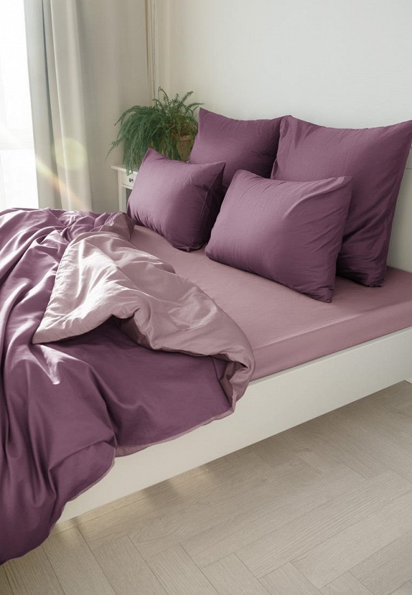 Простыня Евро DeNastia розовый, размер 00, фото 4