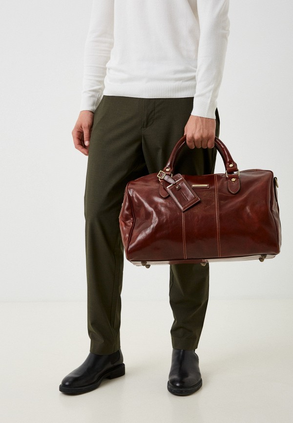 фото Сумка дорожная и багажная бирка tuscany leather