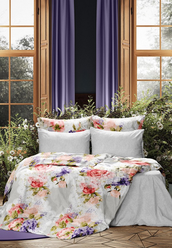 Постельное белье Евро Mia Cara серый, размер 00, фото 3