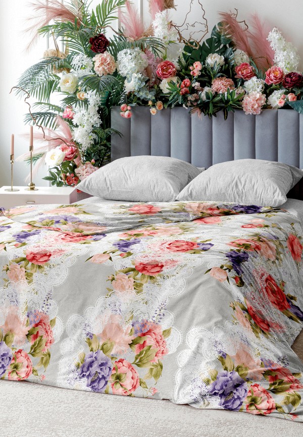 Постельное белье Евро Mia Cara серый, размер 00, фото 2