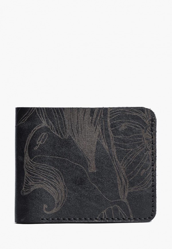 

Кошелек Franko, Черный, Nata flowers small black wallet