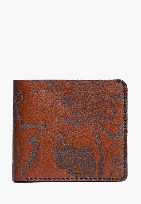 

Кошелек Franko, Коричневый, Kozak flowers medium brown wallet