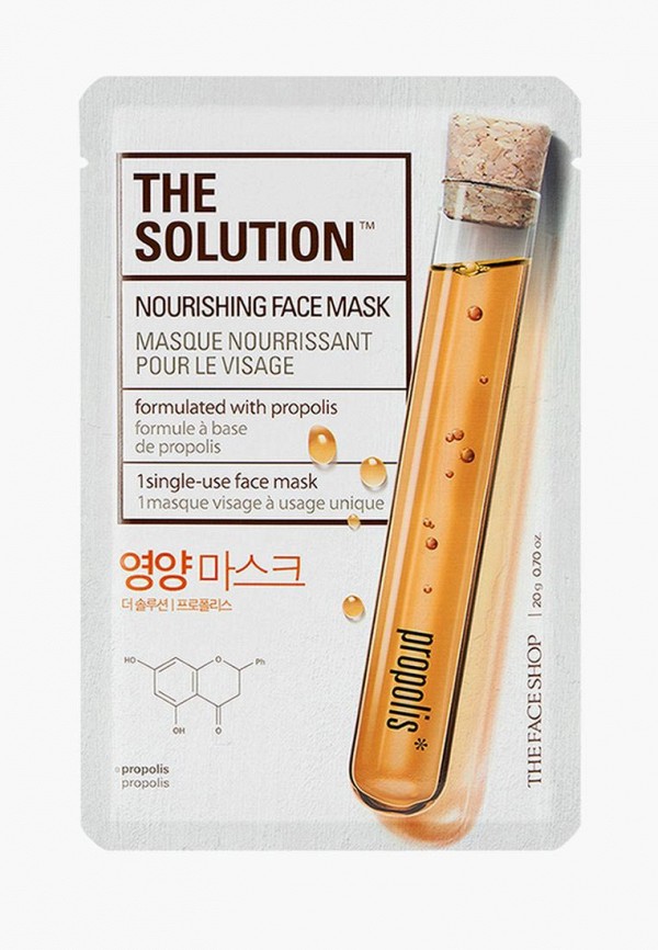 

Маска для лица Thefaceshop, Белый, THE SOLUTION NOURISHING FACE MASK