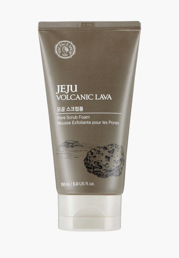 

Пенка для умывания Thefaceshop, Коричневый, JEJU VOLCANIC LAVA PORE SCRUB FAOM