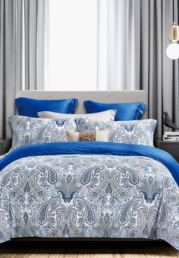

Постельное белье Евро Bellehome, Жюлиет, Синий