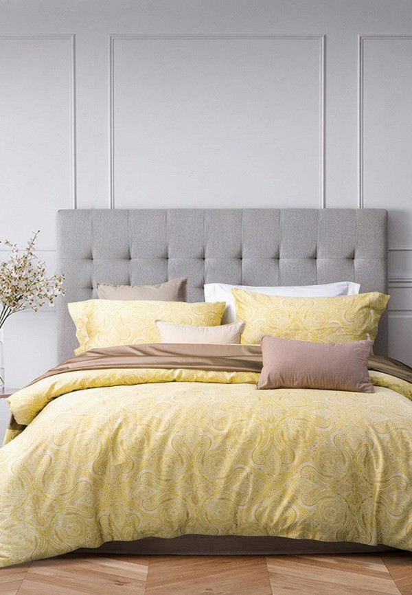 

Постельное белье Евро Bellehome, Рапсодия, Желтый