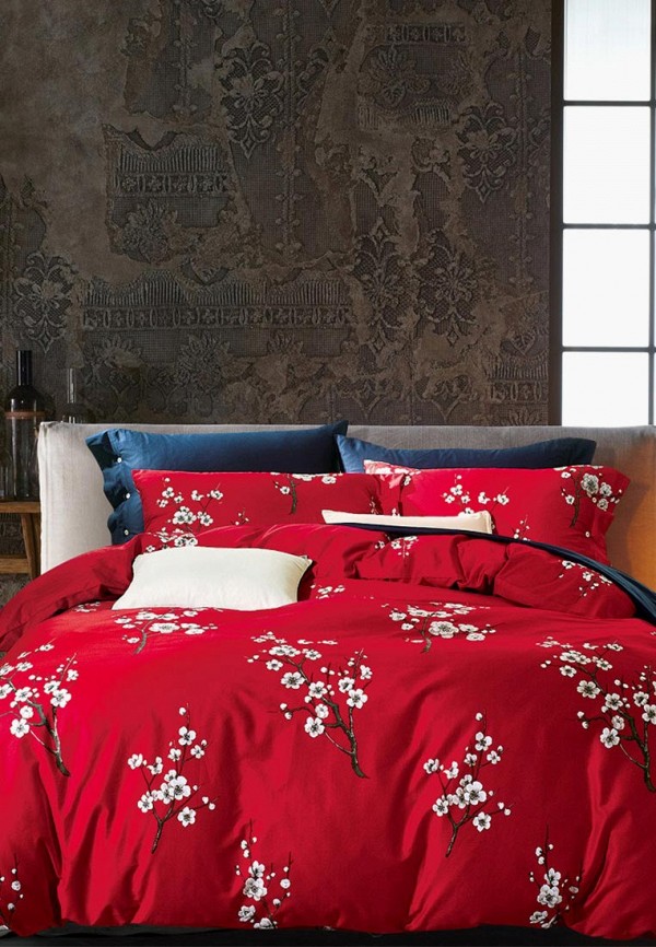 

Постельное белье Евро Bellehome, Цветущая сакура, Разноцветный