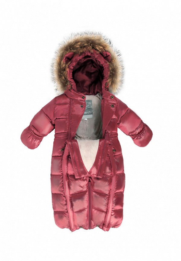 Детский комбинезон утепленный ArctiLine цвет бордовый  Фото 6