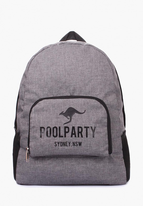 

Рюкзак Poolparty, Серый, Poolparty MP002XU0E6LQ