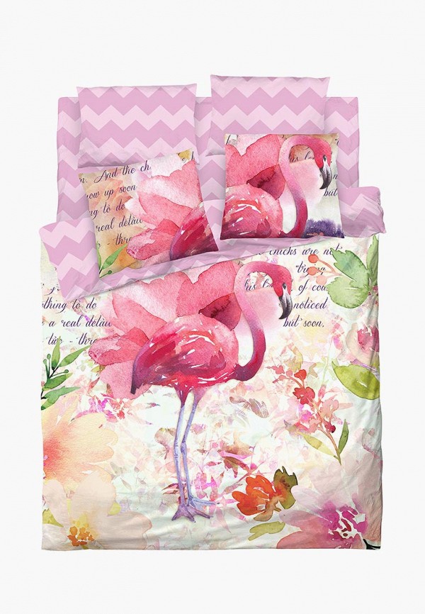 

Постельное белье Семейное Волшебная Ночь, Розовый, Flamingo