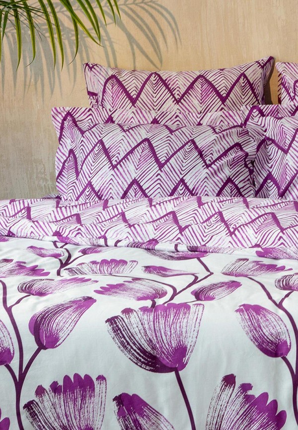 

Постельное белье Евро Bedberry, Белый, Асония