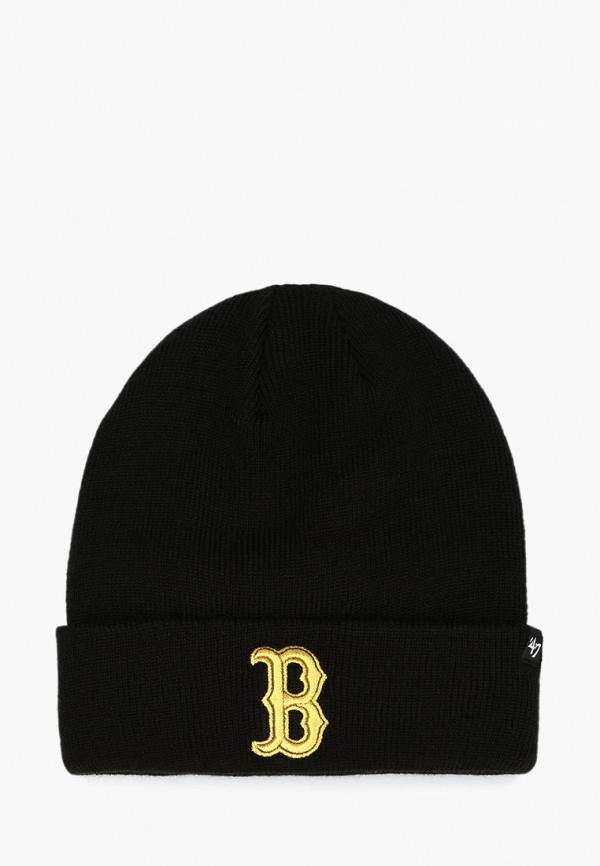 

Шапка 47 Brand, Черный, METALLIC 47 CUFF KNIT BOSTON
