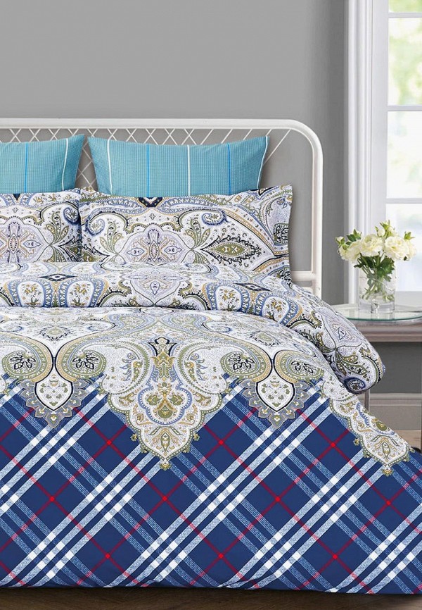 

Постельное белье Евро Arya home collection, Aqueda, Разноцветный