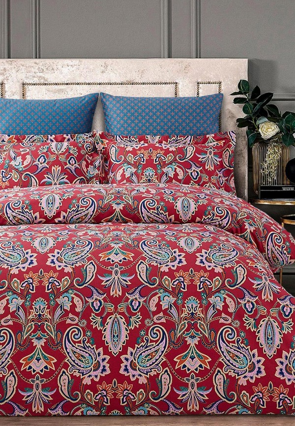 

Постельное белье Евро Arya home collection, Aiden, Красный