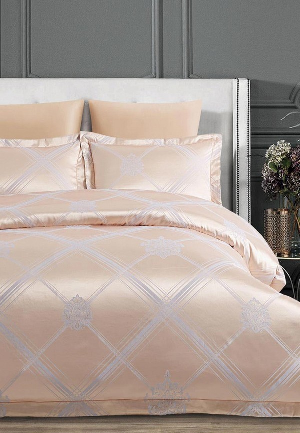 

Постельное белье Евро Arya home collection, Ella, Золотой
