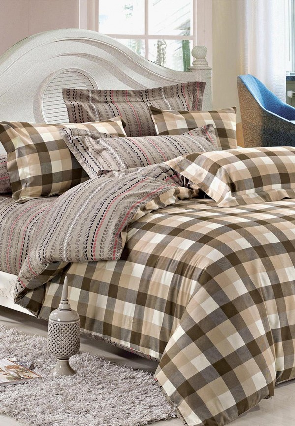 

Постельное белье Евро Cleo Home, Satin Luxe, Коричневый