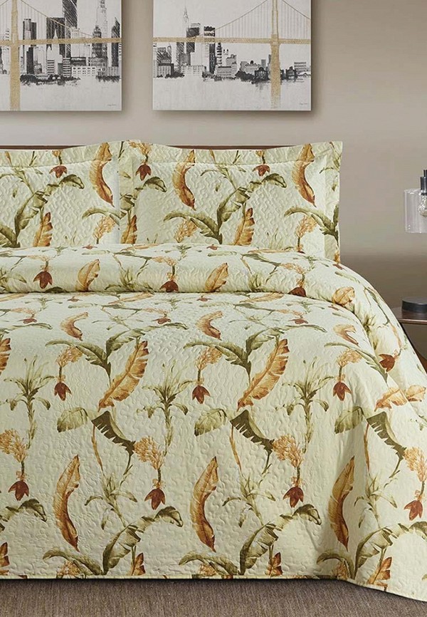 

Комплект с покрывалом Arya home collection, Botanic, Бежевый