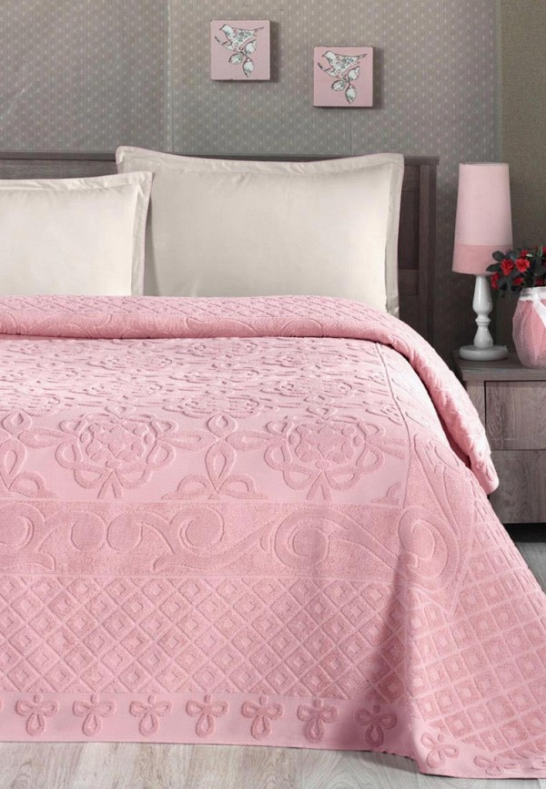 

Постельное белье 1,5-спальное Arya home collection, Estafan, Розовый