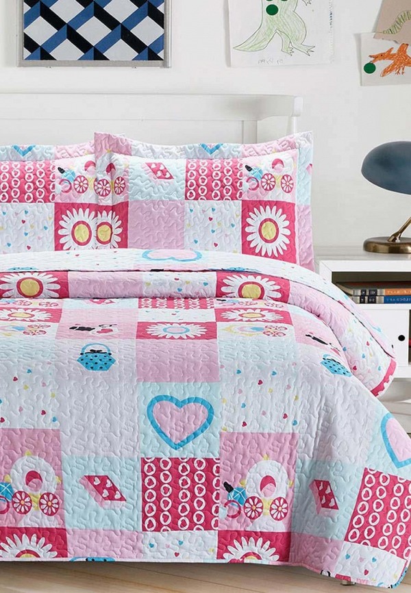 

Комплект с покрывалом Arya home collection, Mila, Розовый