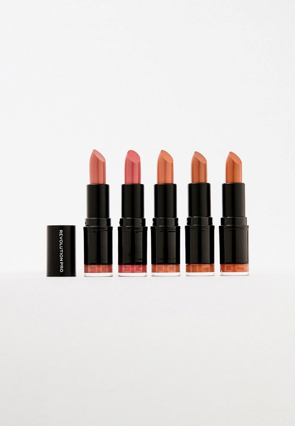

Набор Revolution Pro, Разноцветный, помад, Lipstick Collection, Bare, 16 г (5 шт)