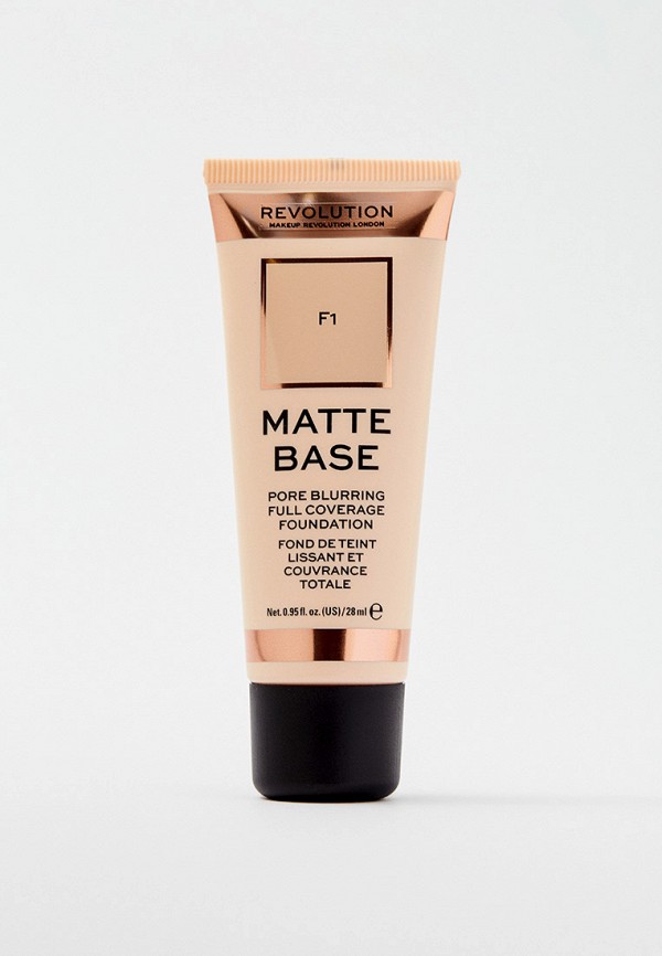 

Тональное средство Revolution, Бежевый, MATTE BASE, F1, 28г.