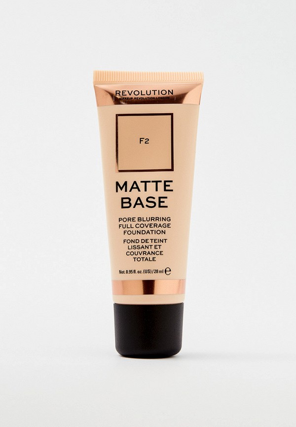 

Тональное средство Revolution, Бежевый, MATTE BASE, F2, 28г.