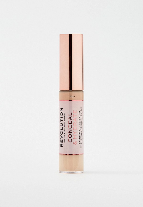 

Консилер Revolution, Бежевый, CONCEAL & HYDRATE, C0.1, 13г.
