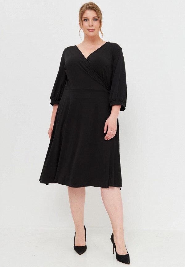 Платье Lacitta черный, размер 50, фото 2