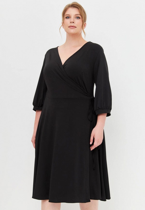 Платье Lacitta черный, размер 50, фото 5