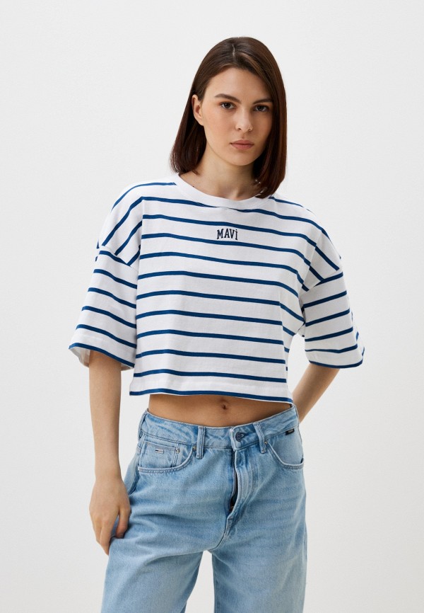 

Футболка Mavi, Белый, SHORT SLEEVE TOP