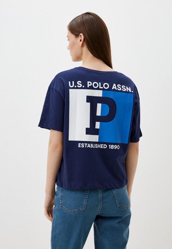 Футболка U.S. Polo Assn. цвет Синий  Фото 2