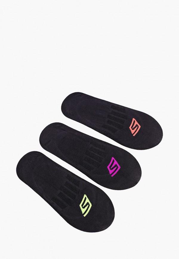 Носки 3 пары Skechers цвет черный  Фото 3