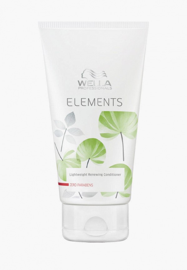 

Бальзам для волос Wella Professionals, Белый, ELEMENTS для обновления волос легкий, 200 мл