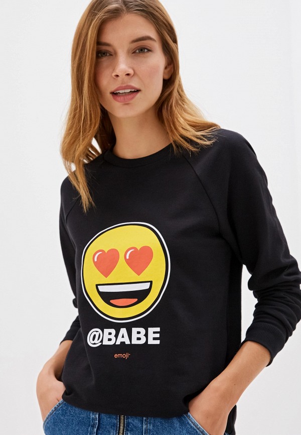 

Свитшот Tezenis, Черный, Свитшот Babe Emoji