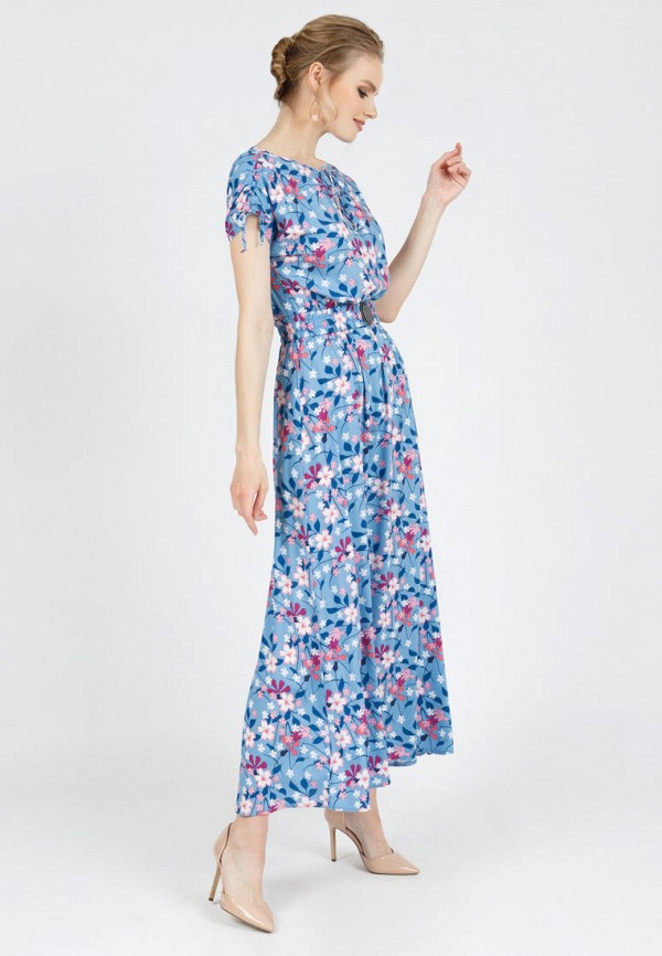 Платье Olivegrey голубой, размер 46, фото 3