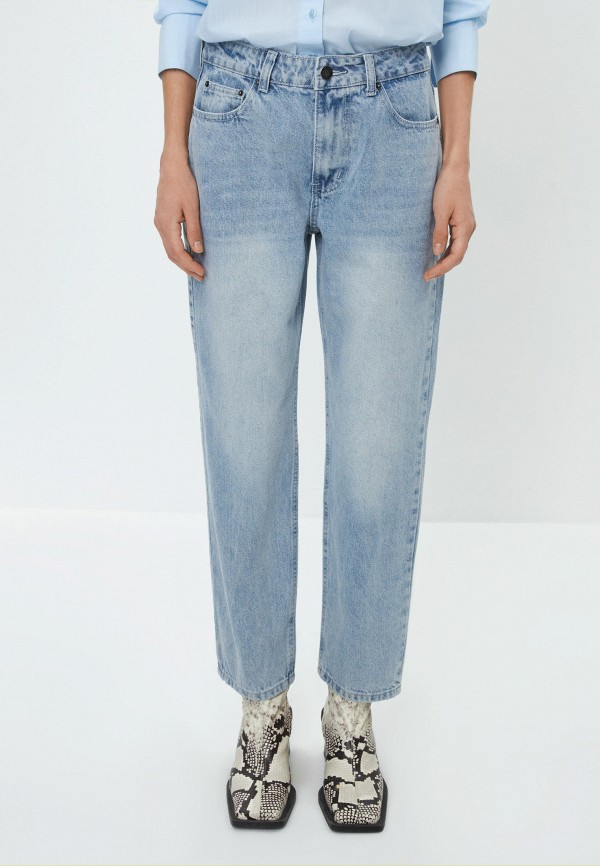 

Джинсы Zarina, Голубой, cropped fit