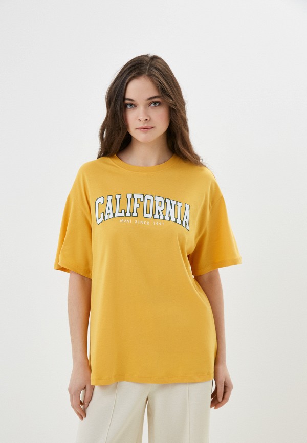 

Футболка Mavi, Желтый, SHORT SLEEVE TOP