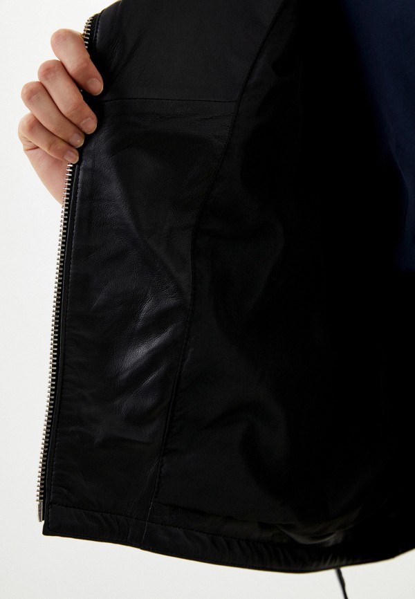 фото Куртка кожаная снежная королева