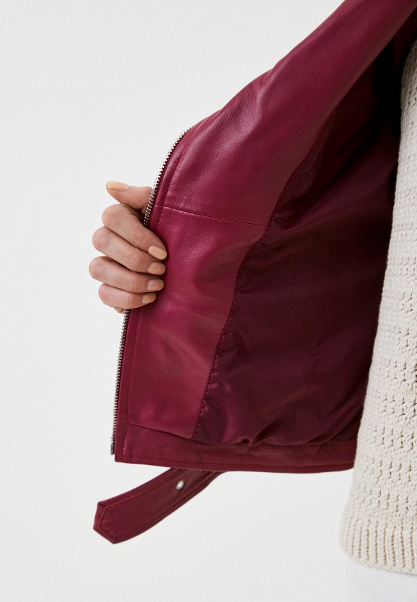 фото Куртка кожаная снежная королева