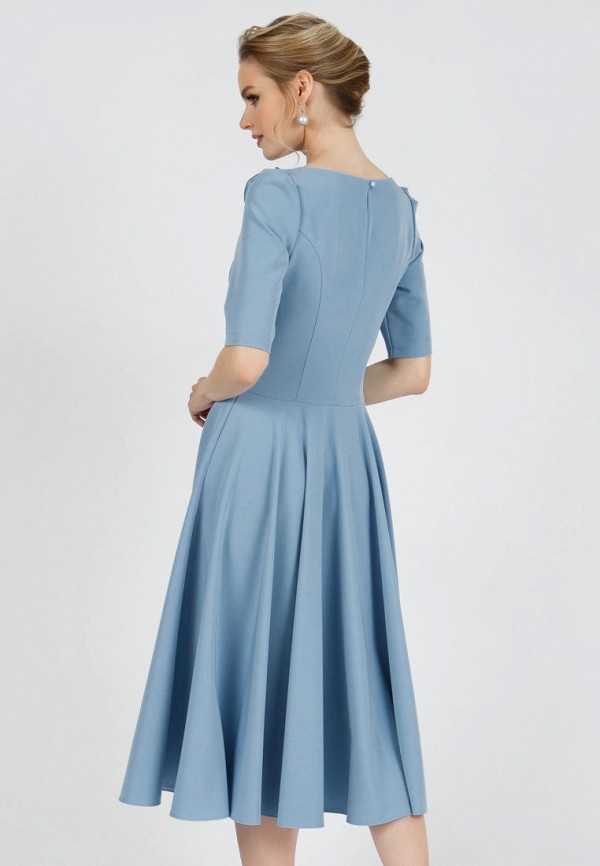 Платье Olivegrey голубой, размер 54, фото 3