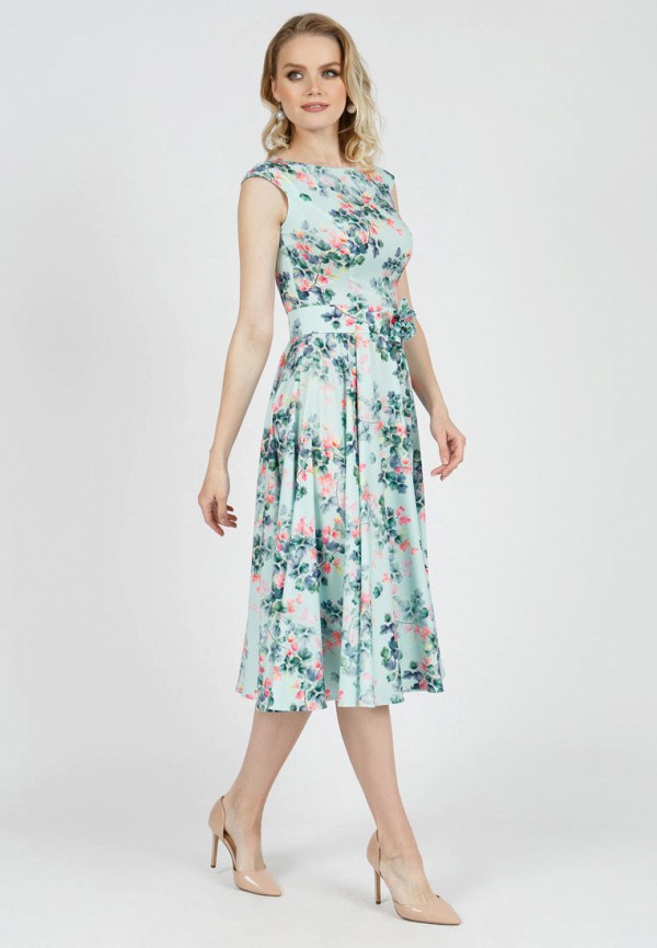 Платье Olivegrey зеленый, размер 46, фото 2